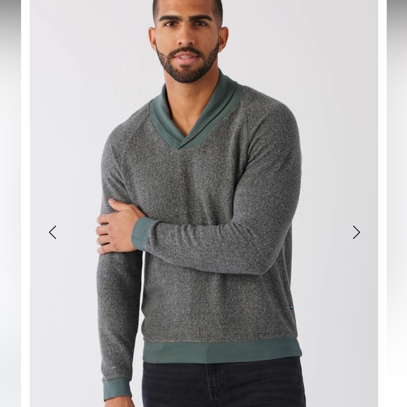 Sol Angeles BRUSHED BOUCLE SHAWL PULLOVER - STORM - Picture 6 of 13